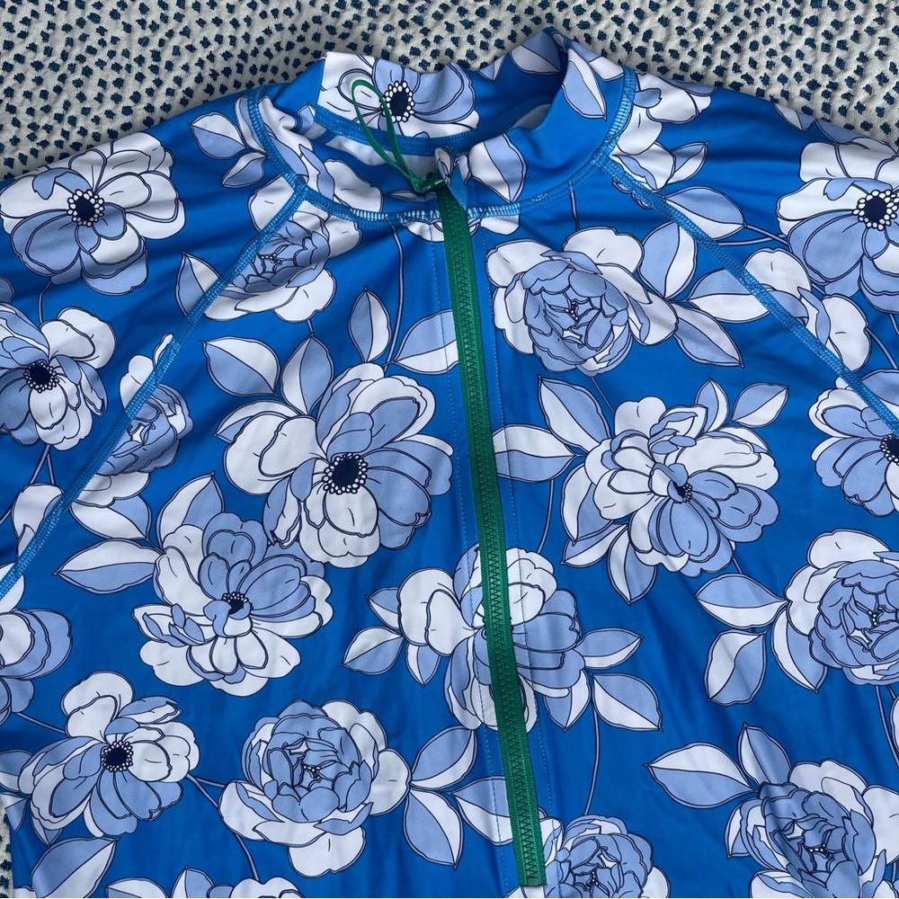 J. Crew Blue and Green Rashguard Swim Set - Picture 7 of 7